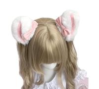 Handmade Furry Cats Ear Hair Clip Hairpin Costume Accessory For Halloween Thanksgiving Party Cosplay
