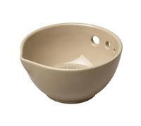 Handmade Garlic Grater XHerb Bowl, Double-Function, 7x4cm, Textured Ceramic Grinding Plate, Ginger Grater Bowl, Easy Crush Kitchen Tool, for Garlic Ginger Turmeric Cheese