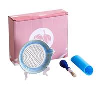 Handmade Garlic Grinder | Ceramic Grater, Garlic Plate Grater with Brush
