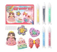 Handmade Gem Art Painting System - Cartoon Gem Painting Stickers, Creative Craft Activity Accessory Kit, Educational Skill Development Toy for Kids Parent Child Interaction Use | Fun Art Learning Kit