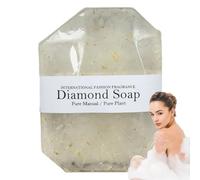 Handmade Gemstone Soap, Natural Moisturising Bar Soap with Golden Foil, Cleansing Moisturiser, Scented Soap, Moisturises and Makes Anulely