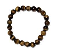Handmade Gemstone Wristlet 8mm size 20-25 Beads with GIFT BOX Reiki Healing Powers (Tiger Eye)
