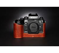 Handmade Genuine Leather Half Case Compatible With for Nikon F4 F6 Camera Cowhide Bag Cover (F4,Brown)