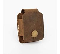 Handmade Genuine Leather Lighter Pouch Case Holder with Pocket Belt Loop
