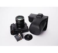 Handmade Genuine Real Leather Full Camera Case Bag Cover for FUJIFILM X-T3 XT3 XT2 Bottom Open Black color