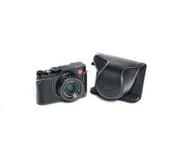 Handmade Genuine Real Leather Full Camera Case Bag Cover for Leica D-LUX8 Black Color