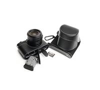 Handmade Genuine Real Leather Full Camera Case Bag Cover for Leica Q2 Black Color