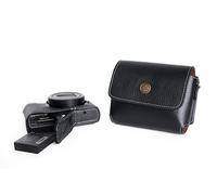 Handmade Genuine Real Leather Full Camera Case Bag Cover For Panasonic LX10 LX9 LX15 Black Bottom Opening Version