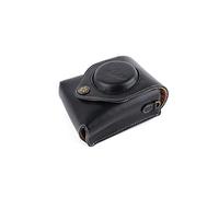 Handmade Genuine Real Leather Full Camera Case Bag Cover for Ricoh GR III GR3 (Pouch Only) Black Color