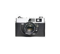 Handmade Genuine Real Leather Half Camera Case Bag Cover for CANON Canonet QL17 QL19 Black Color