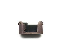 Handmade Genuine Real Leather Half Camera Case Bag Cover for CANON F1 NEW Dark Brown