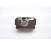 Handmade Genuine Real Leather Half Camera Case Bag Cover for Contax T2 Dark Brown