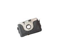 Handmade Genuine Real Leather Half Camera Case Bag Cover for Contax T3 Black