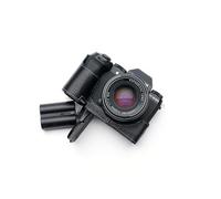 Handmade Genuine Real Leather Half Camera Case Bag Cover for FUJIFILM X-S20 XS20 Black Color