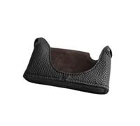 Handmade Genuine Real Leather Half Camera Case Bag Cover for Konica Hexar RF Black
