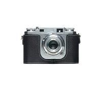 Handmade Genuine Real Leather Half Camera Case Bag Cover for Konica II IIA IIB IIB-m Film Camera Black Color