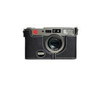 Handmade Genuine Real Leather Half Camera Case Bag Cover for Leica CM Black Color