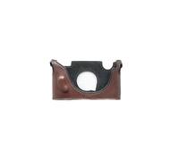 Handmade Genuine Real Leather Half Camera Case Bag Cover for Leica M10-D M10D Dark Brown