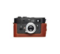 Handmade Genuine Real Leather Half Camera Case Bag Cover for Leica M5 Rufous color
