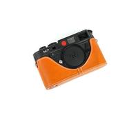 Handmade Genuine Real Leather Half Camera Case Bag Cover for Leica M7 M6 Sandy Brown color