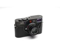 Handmade Genuine Real Leather Half Camera Case Bag Cover for Leica M8 M9 M9P M-E M Monochrome Black color