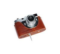 Handmade Genuine Real Leather Half Camera Case Bag Cover for Leica MP M6 M4 M3 M2 M1 With Leicavit-M Rufous color