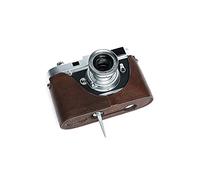 Handmade Genuine Real Leather Half Camera Case Bag Cover for Leica MP M6 M4 M3 M2 M1 With Leicavit-M Coffee color