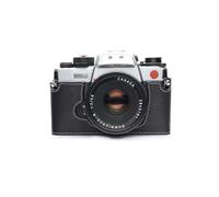 Handmade Genuine Real Leather Half Camera Case Bag Cover for Leica R6 R6.2 R5 Black Color