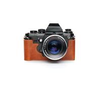 Handmade Genuine Real Leather Half Camera Case Bag Cover for Nikon F3 F3HP F3AF F3T Rufous color