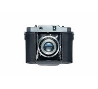 Handmade Genuine Real Leather Half Camera Case Bag Cover for Olympus Six Chrome Six I IIIA VA RIIA 6 Black Color