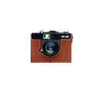 Handmade Genuine Real Leather Half Camera Case Bag Cover for Rollei 35LED Rollei B35 Rufous color