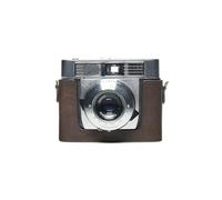 Handmade Genuine Real Leather Half Camera Case Bag Cover for ZEISS IKON Symbolica Film Camera Coffee color