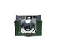 Handmade Genuine Real Leather Half Camera Case Bag Cover for ZEISS IKON Symbolica Film Camera Green color