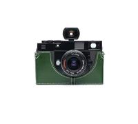 Handmade Genuine Real Leather Half Camera Case Bag Cover for ZEISS IKON ZM SW Green color