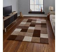 Handmade Geometric Grey/brown Rug-160Cm X 220Cm