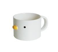 Handmade Glazed Duck Cup Safety Ceramic Coffee Cup Cereal Soup Cup 200ml Super Cute Cereal Cup Mother's Day Gift