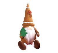 Handmade Gnomes with Dwarf Doll - Table Doll 43 x 8 x 15 cm for Christmas | Cute Faceless Dwarf Doll, Knitted Plush Santa Doll with Christmas Gnomes, Ornaments