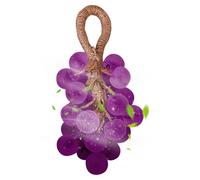 Handmade Grape Bunch Soap - Soap On A Rope, Crystal Solid Shampoo Scented, Simulated Fruit Bunch Soaps, Moisturizing Body Cleanser | Handmade Grape Soaps For Women, Men, Shower, Skin, Gift Box