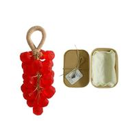 Handmade Grape-Shaped Plant Extract Soap | Multi-Purpose Cleansing Soap for Face, Body, and Hands | Gentle Formula for All Skin Types | Beautiful Gift Set