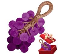 Handmade Grape Soap, Crystal Solid Shampoo Bar, Scented Body Hand Care, Realistic Grape Bunch Design, Skin Spot Cleaning Tool, Portable Shower Travel Accessory for Women Men Kids Home