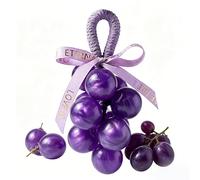 Handmade Grape Soap on a Rope, Grape Cluster Shaped Decorative Soap Bar, Cold Process Artisan Soaps with Lasting Fragrance, Hanging Bath Soaps for Hand Washing Home Decor and Gift