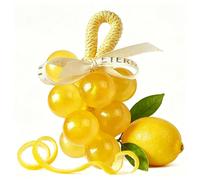 Handmade Grape Soap on a Rope, Grape Cluster Shaped Decorative Soap Bar, Cold Process Artisan Soaps with Lasting Fragrance, Hanging Bath Soaps for Hand Washing Home Decor and Gift