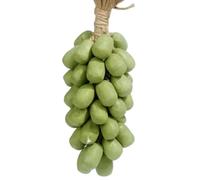 Handmade Grape Soap on Rope - Cold Made with Natural Fragrance and Creamy Foam Ideal for Bathroom, Guest Room or Gift (40, 40 Green Grapes)