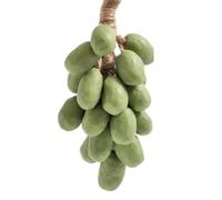 Handmade Grape Soap on Rope - Cold Made with Natural Fragrance and Creamy Foam Ideal for Bathroom, Guest Room or Gift (20, 20 Green Grapes)