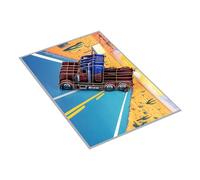 Handmade Greeting Card Showcasing A Classical Truck Unique Card Ideal For Celebrating Father's Day Or Any Occasion Creative Father's Day Gift