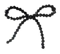 Handmade Hair Clip Applique Pearl/Crystal Bowtie Headband Craft Hair Valet Sewing Garment for Jewelry
