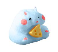 Handmade Hamster Soft Toy Soft Silicone Toy Suitable For Both Children And Adults To Use. It Is Reusable And Non Violent A 6 Cm (Blue, One Size)
