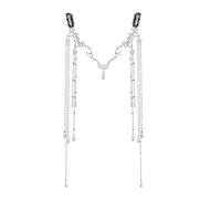 Handmade Han Chinese Clothing Hair Accessories Vintage Crystal Long Metal Hairband For Womens