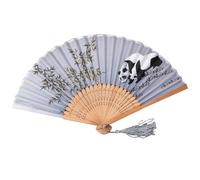 Handmade Hand Fan - Chinese Style Folding Handheld Fan, Elegant Decorative Cooling Accessory, Crafted Portable Breeze Tool | Wedding, Party, Gift, Wall Decoration Use