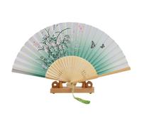 Handmade Hand Fan - Chinese Style Handheld Folding Fan - Wedding, Party, Folding Fan, Provides a Comfortable Experience.Shake the fan a little to promote air circulation, create a short-term